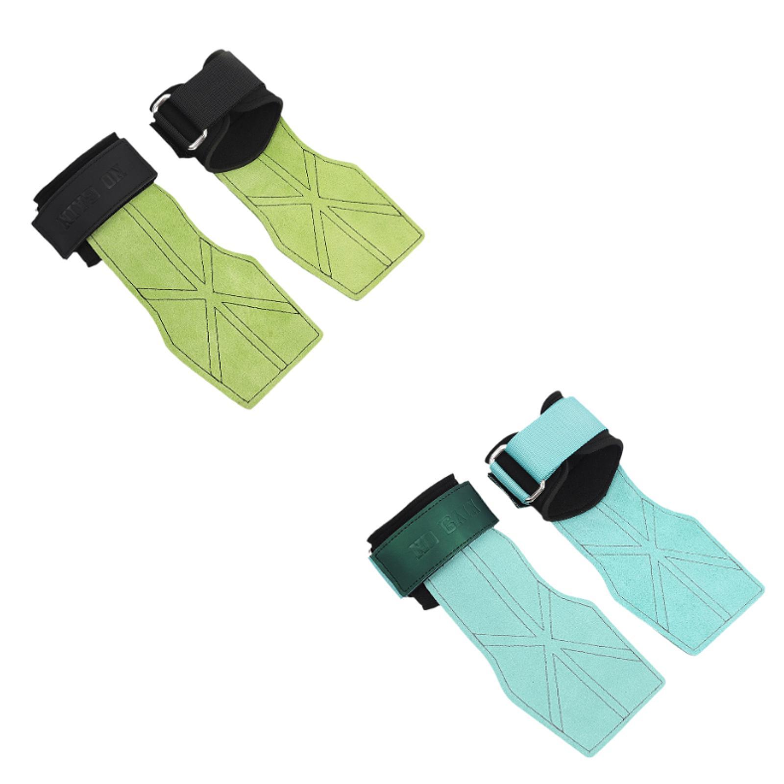 Workout Glove Gym - 2x Weightlifting Hand Grips Palm Protector