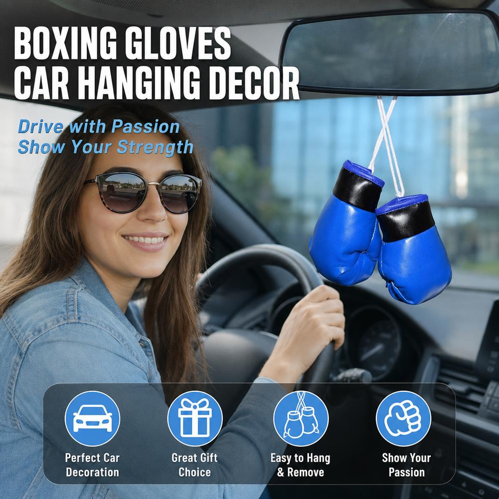 Mini Boxing Gloves Car Rearvie - đánh giá và giá Leather Driving Glove