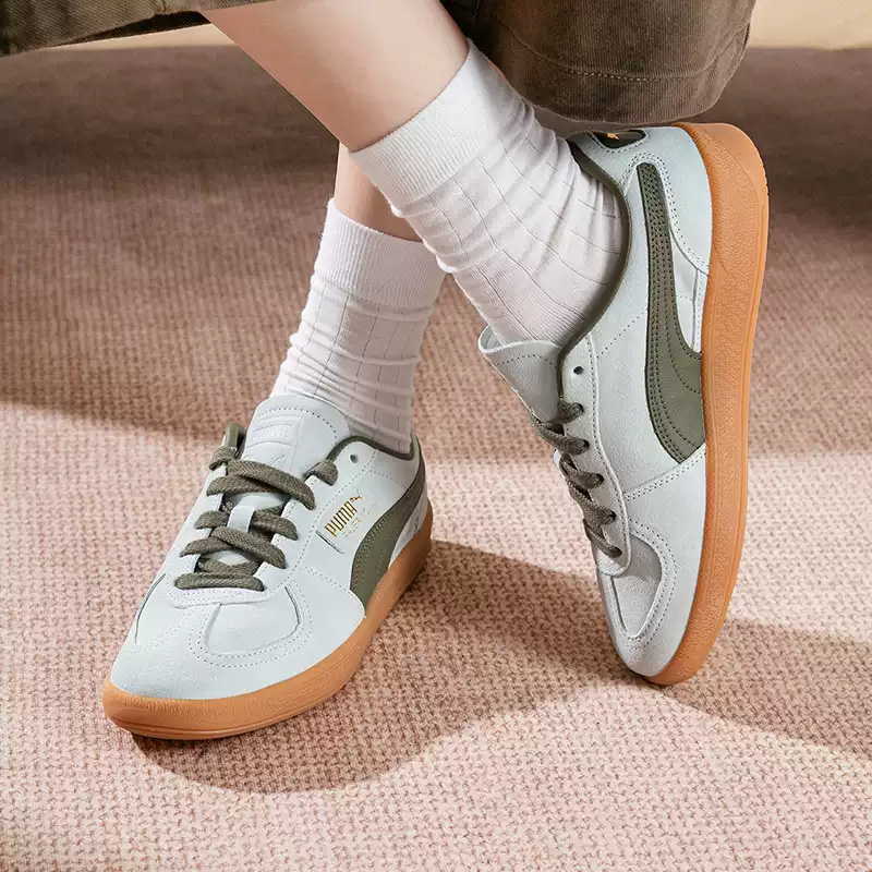 PUMA  Classic Green Suede Pale - đánh giá và giá Puma Shoes Suede Classic