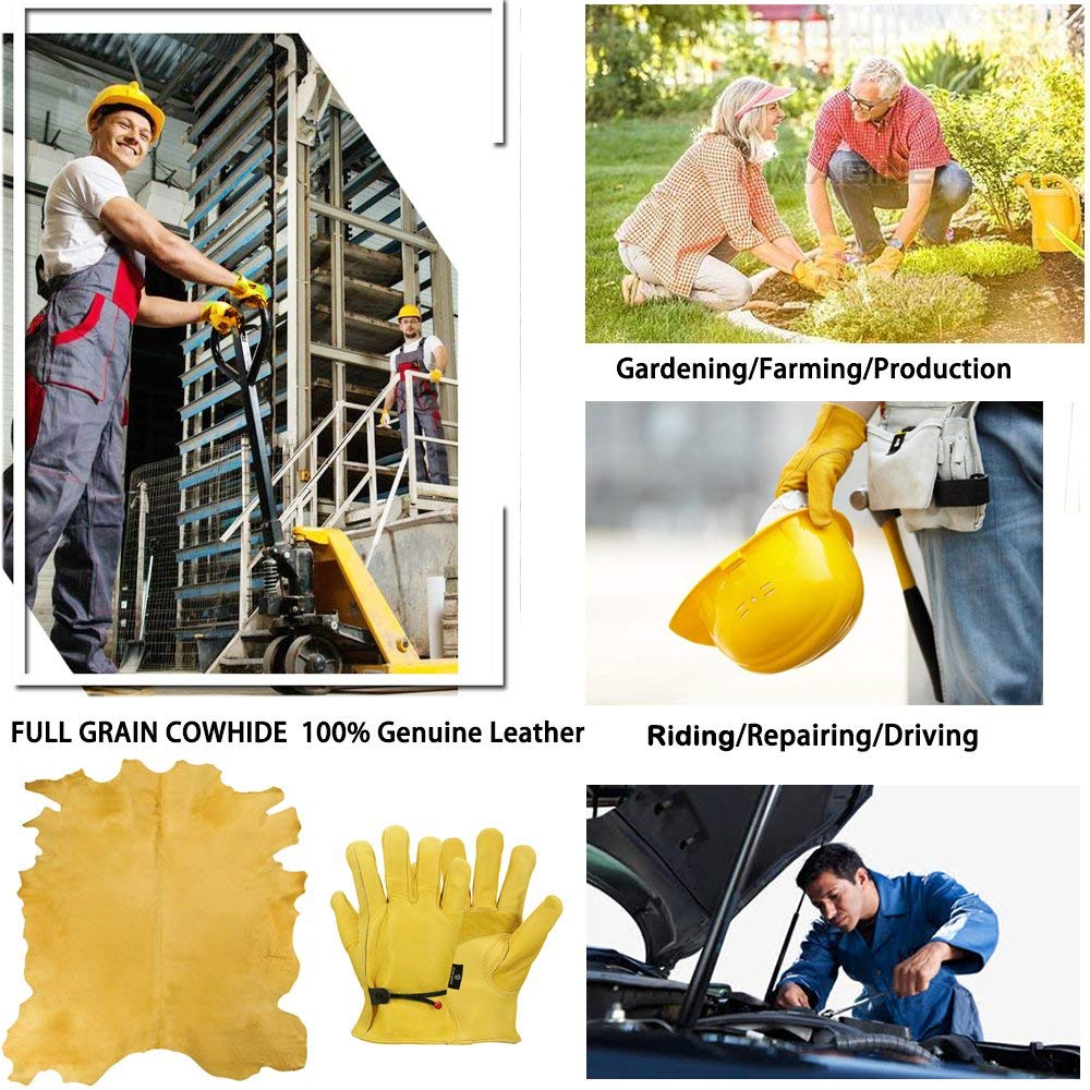 Leather Gloves Men Work Gloves - đánh giá và giá Leather Driving Glove