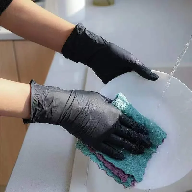 Disposable Gloves Black Home N - đánh giá và giá Nitrile Mechanic Glove