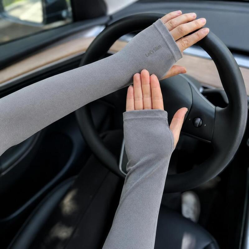 3 Pairs Ice Sleeves Stylish Si - đánh giá và giá Fingerless Glove Knit