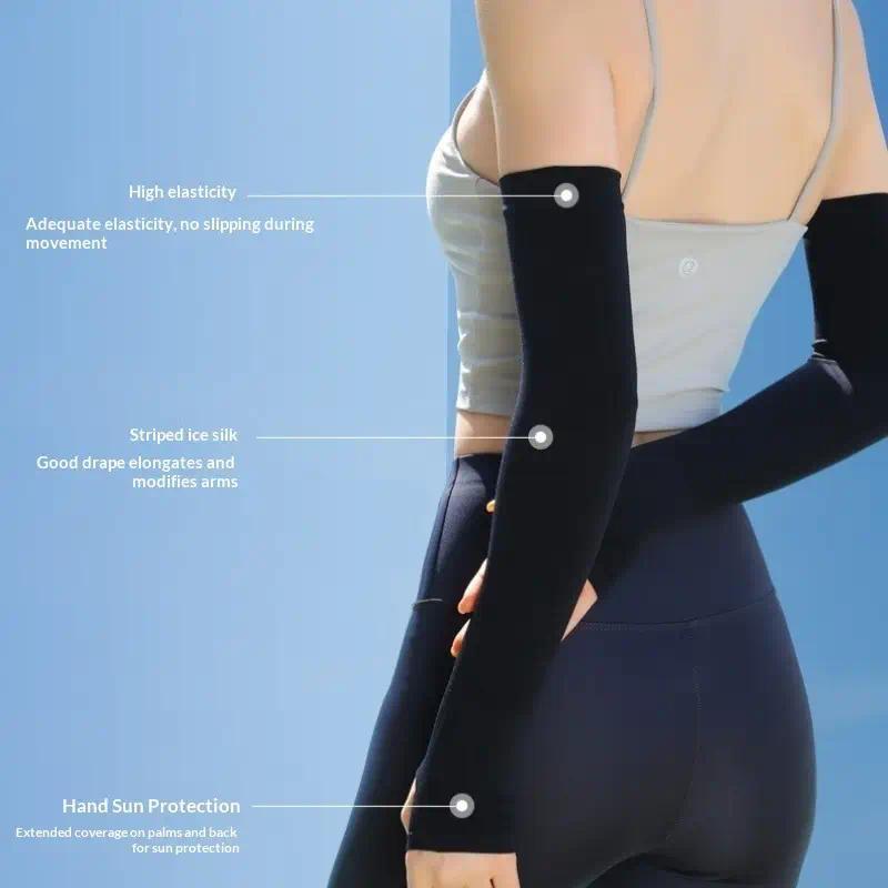 3 Pairs Ice Sleeves Stylish Si - đánh giá và giá Fingerless Glove Knit
