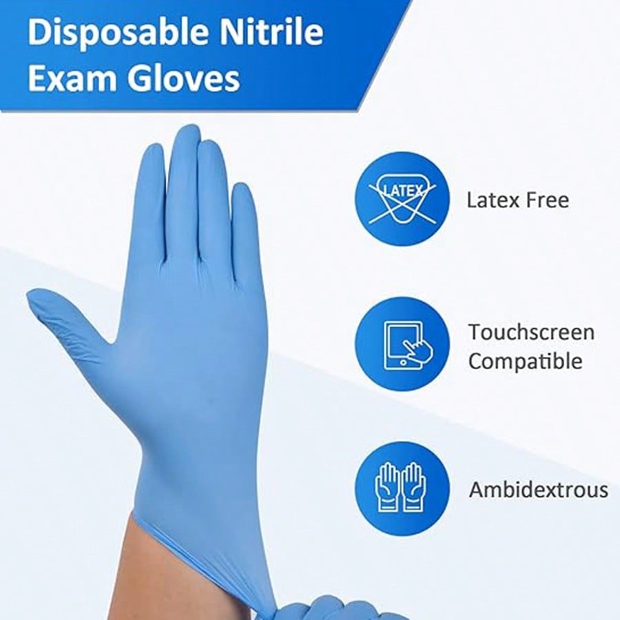 100pcs Heavy Duty Nitrile Disp - đánh giá và giá Nitrile Mechanic Glove