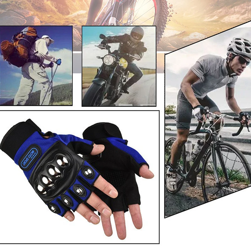Half Finger Protective Motorcy - đánh giá và giá Motorcycle Glove Knuckle