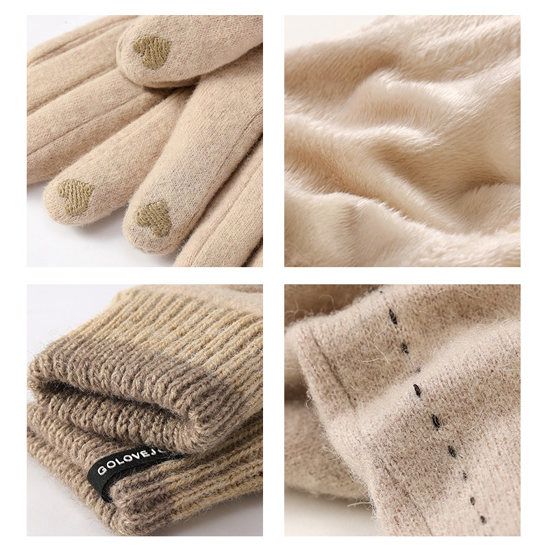 New winter gloves women outdoo - đánh giá và giá Wool Glove Lined